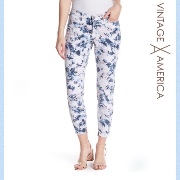 Vintage America. High rise skinny to ankle. - Picture 4 of 10